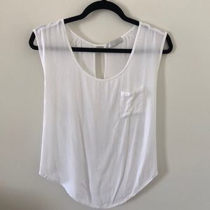 Toska White Tank Top